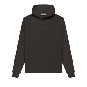 NWT Men’s large FEAR OF GOD  Essentials relaxed hoodie off black.